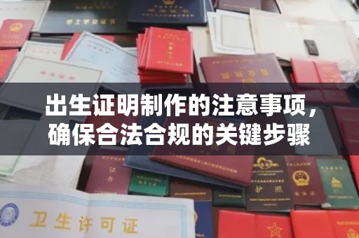柳东出生证明制作的注意事项，确保合法合规的关键步骤