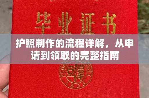 柳东护照制作的流程详解，从申请到领取的完整指南