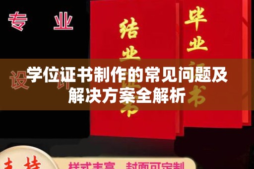 柳东学位证书制作的常见问题及解决方案全解析