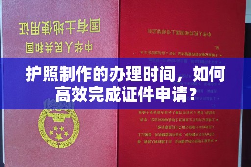 柳东护照制作的办理时间，如何高效完成证件申请？